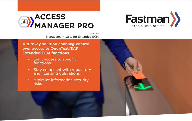 Fastman Access Manager PRO